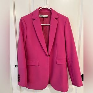 Zara pink blazer